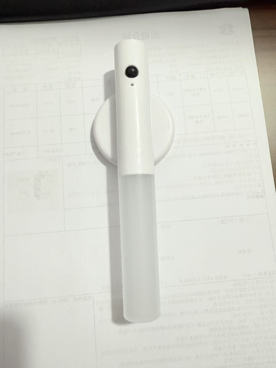 Material plástico blanco