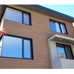 Revêtement mural extérieur en WPC imitation bois, panneau composite bois-plastique anti-UV pour extérieur, vente en gros - Product Image 4