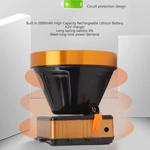 Headlamp Led Glare Rechargeable Lithium Ion Super Bright Camping Hunting <b>Night</b> Fishing Head-mounted Flashlight Outdoor IP65 - Product Image 3