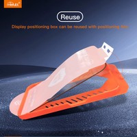 Protector de Pantalla de Vidrio Templado HD Mietubl, Libre de Polvo, Instalación Rápida, Caja Mágica con Kit de Instalación Fácil, Cobertura Total para iPhone