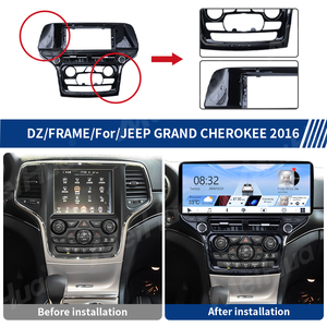 Autoradio Android Meihua da 12,3 Pollici per Jeep <span class=keywords><strong>GRAND</strong></span> CHEROKEE 2014-2017 con GPS Integrato, Montaggio su Cruscotto, Supporto CarPlay - Product Image 3