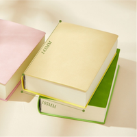 Carnet en cuir PU relié cousu format B6 multicolore, 320 feuilles, pages lignées horizontales super épaisses imprimées UV, bloc-notes de papeterie