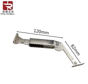 Bisagra de resorte de seguridad Triangular, caja de pecho de juguete de hierro, tapa de soporte, estancia para almacenamiento, taller, dormitorio, sala de estar, uso al aire libre - Product Image 2