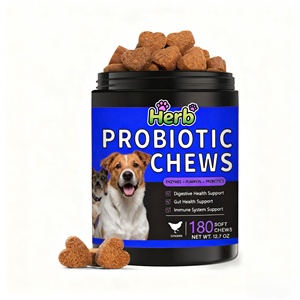 Suplemento Masticable Probiótico Natural de Marca Privada OEM/ODM para Perros, Suplemento para la Salud Intestinal de las Mascotas, Suplemento Funcional para Perros en Forma de Masticable Suave - Product Image 1