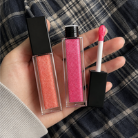 Gloss à lèvres liquide minéral végétalien de luxe longue durée, hydratant et waterproof, effet anti-transfert, marque privée
