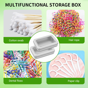 Nueva Llegada: Caja Rectangular de Metal Dorado para Alimentos con Tapa Transparente - Product Image 5