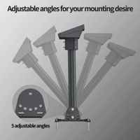 Adaptateur de tuyau Starlink Heavy Duty Gen3 pour montage mural ou sur toit, support d'antenne en acier au carbone réglable en forme de J
