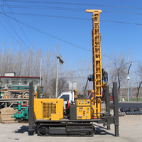 Machine de Forage Pneumatique sur Chenilles pour Puits d'Eau, 400m, pour Petits Puits Agricoles et de Construction – Noyau de Pompe à Engrenages
