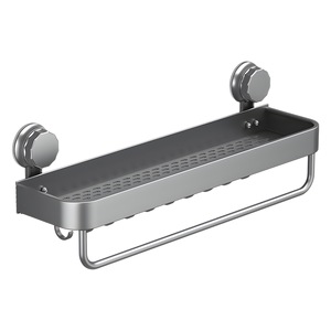 Étagère de rangement murale pour cuisine, taille L, avec ventouse, organiseur de pots à épices suspendus pour ustensiles de cuisine - Product Image 4