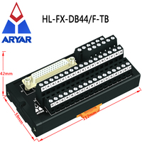 MINI DIN-Schiene DB44-Klemmenblockmodul DB44-Verlängerung Stecker-Buchse-Servo verteiler