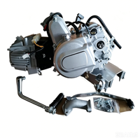 Moteur de moto automatique 110cc avec marche arrière, refroidissement par air, quatre temps, démarrage électrique.