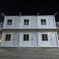 Casa Contenedor Prefabricada, Edificio Modular Moderno para Oficinas, Centro Comercial, Hotel, Hermosa, Duradera, Impermeable, Resistente al Fuego, Tienda