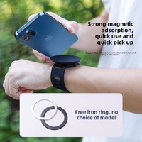 Support de téléphone de bracelet magnétique de bras de forme physique rotatif à 360 degrés portatif pour le cyclisme en plein air