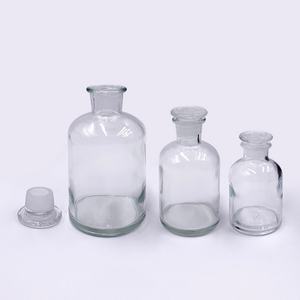 Factory Directly Sale Clear Glass Reagent Bottle Medical 250ml 500ml Round Wide Mouth Restaurant Table Floor <b>Flower</b> <b>Tall</b> <b>Vase</b> - Product Image 4