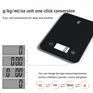 Misurazione grammi Lcd elettronico digitale cucina ad alta precisione pesatura digitale bilancia da cucina per alimenti - Product Image 2