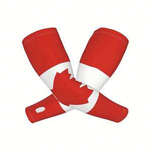 Mangas de compresión UV personalizadas de fábrica con estampado completo de bandera nacional para ciclismo, running y deportes, unisex, para todas las estaciones - Product Image 2