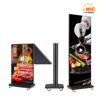 Écran d'affichage LED pliable P2 P2.5 P1.8 1.2, couleur pleine, intérieur, portable, vidéo numérique, publicité, écran miroir HDR10+