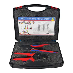 Self Adjusting Ratchet Manual Terminal Crimper Plier Cable Ferrule Crimping Tool