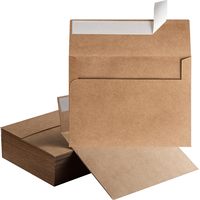 Enveloppes en papier kraft brun Enveloppes pour invitations Enveloppes A7 pour cartes-cadeaux personnalisées Mariage Baby shower Anniversaire