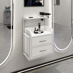 2024 Gabinete de metal dorado Muebles de belleza y peluquería para salones de peluquería y talleres - Product Image 4