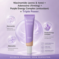 Sérum couvrant parfait BB Cream Beige naturel 1,18 oz |   Maquillage coréen pour tous types de peaux, teint clair-moyen, froid-neutre, modulable