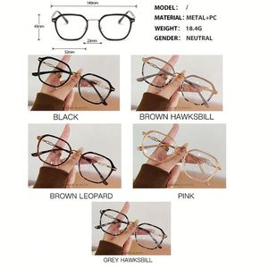 Gafas de Computadora con Lentes Fotocromáticas que Cambian de Color, Anti Luz Azul, Montura Cuadrada de Aleación, Moda 2025 para Mujer - Product Image 5