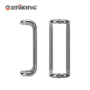 Poignée de porte en verre trempé Eniking OEM/ODM en acier inoxydable, design moderne, ambidextre, pour maison, bureau, hôtel, 8-12 mm, facile à installer - Product Image 3