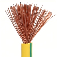 Fil électrique flexible multibrins en cuivre isolé PVC, norme IEC BVR, pour bâtiment