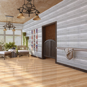 Carreau de céramique moderne 300x600 simple grain de bois massif <span class=keywords><strong>brique</strong></span> vieillie antidérapante <span class=keywords><strong>pour</strong></span> villa <span class=keywords><strong>mur</strong></span> extérieur et hôtel revêtement de sol en plastique - Product Image 4