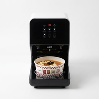 Fabriqué en Corée LAZO 1600cc Bol à nouilles jetable à induction en PP de qualité alimentaire Contenant rond pour ramen instantané