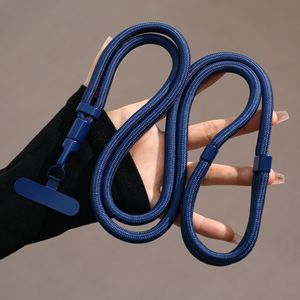 New Style Multicolor Rotating Buckle Mobile Phone Lanyard Anti-Loss Mobile Phone Wrist Strap with Patch Clip Nylon Rope