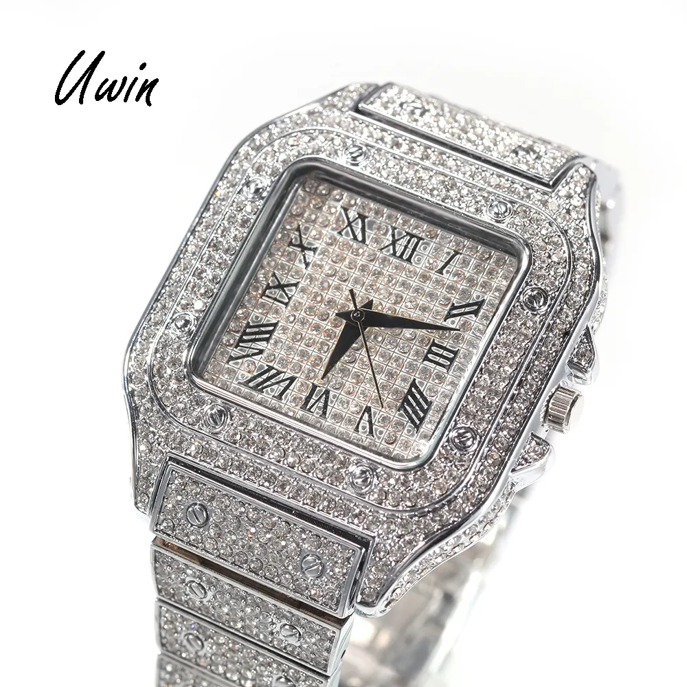 2021 Hip Hop Watches Iced Out Mens Watches in Wristwacthese Luxury Watch for Women Men