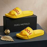 Sandales de plage d'été personnalisées OEM ODM avec logo, imprimées numériquement, respirantes, imperméables, antidérapantes en PVC, séchage rapide