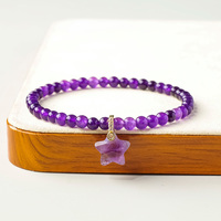 Bracelet en cristal de quartz rose naturel de 4 mm, perles rondes, bijoux pour femmes, guérison Reiki, cadeaux pour filles, vente en gros