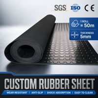 Fournisseur de tapis en caoutchouc pour toiture, antidérapant, résistant à l'usure, isolé, anti-vibrations, feuille de caoutchouc