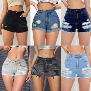 Shorts de Mezclilla en Existencia, Venta al por Mayor de Fábrica, Paquete Mixto, Jeans para Hombre y <span class=keywords><strong>Mujer</strong></span>, Ropa Nueva - Product Image 1