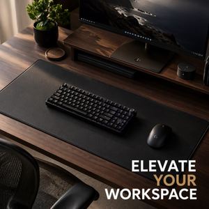 Custom <b>Large</b> Black <b>Mouse</b> <b>Pad</b> Waterproof Stitched Edges Non-slip Rubber Gaming Desk Mat for Office Home in Stock Bulk Wholesale - Product Image 3