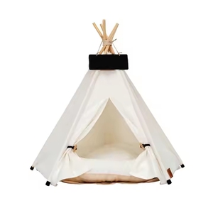 <span class=keywords><strong>Toile</strong></span> durable <span class=keywords><strong>de</strong></span> maison <span class=keywords><strong>de</strong></span> tente <span class=keywords><strong>de</strong></span> chat et <span class=keywords><strong>de</strong></span> chien pliable portative extérieure <span class=keywords><strong>de</strong></span> modèle solide avec le coussin épais pour des animaux familiers - Product Image 4