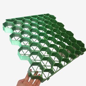 لوح صناعي من البولي إيثيلين عالي الكثافة لوح بلاستيكي شبكة رصف الطريق الحصى لموقف السيارات منظر طبيعي للممر شبكة رصف العشب - Product Image 2