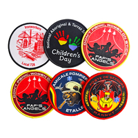 Badges brodés sur mesure. Écussons brodés personnalisés pour vêtements ; Écussons brodés avec support thermocollant
