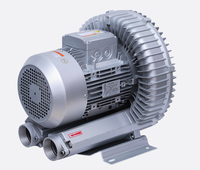 Souffleur électrique turbo 2,2 kW, ventilateur vortex à anneau d'air haute pression pour le traitement de l'eau, triphasé 220 V, diffuseur à disque personnalisable OEM