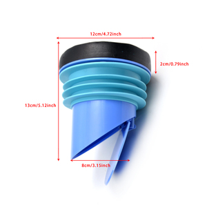 Phổ phù hợp odorproof rò rỉ bằng chứng niêm phong nhà vệ sinh kiểm tra van Mùi khóa nhà vệ sinh mặt bích vòng cao su với van ngăn Dòng Chảy Ngược - Product Image 1