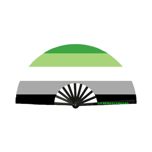 Abanico Plegable de Alta Calidad y Gran Sonido, Diseño Personalizado LGBT Arcoíris Orgullo, de Plástico de Alta Visibilidad - Product Image 4