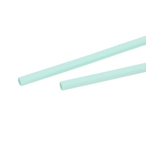 Silicone <b>Straw</b> Set Straight <b>Straws</b> Blue <b>Reusable</b> For Juice Milk Tea Beverages Cocktails - Product Image 1