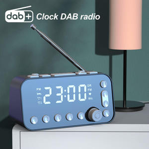 Factory 5 Inch <b>LED</b> Digital Alarm <b>Clock</b> DAB FM Radio Dual USB Charging Portable ABS Radio for Home Outdoor Travel Bedroom - Product Image 6