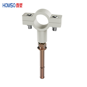 Clip de fixation pour tuyau HOMSO avec base haute (avec boulon d'expansion) - Product Image 2