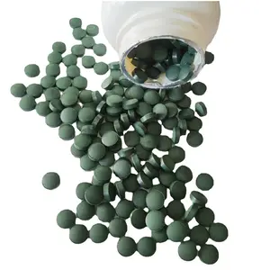Зеленая медицинская добавка на заказ улучшает иммунитет, таблетки Веганской Спирулины