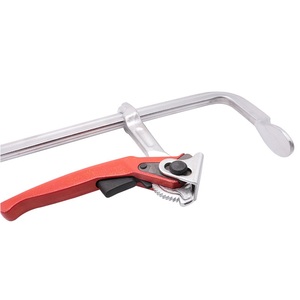 Abrazadera F de trinquete de Metal, sistema de abrazadera de riel de Guía rápida de alta resistencia, herramienta de mano de sujeción - Product Image 3