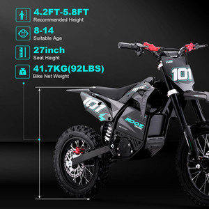 KOOZ HP115E Moto Elettrica da Fuoristrada 60V 2000W Senza Spazzole, 40MPH per Adulti e Adolescenti 13+ - Product Image 5