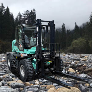 מלגזה לשטח קשה 2.5/3.5 טון 4X4/2X4, מנוע יורו V, תורן טריפלקס <span class=keywords><strong>6</strong></span> מטר, תא נהג, מיזוג אוויר ומושב עם מתלים כאופציה - Product Image 2